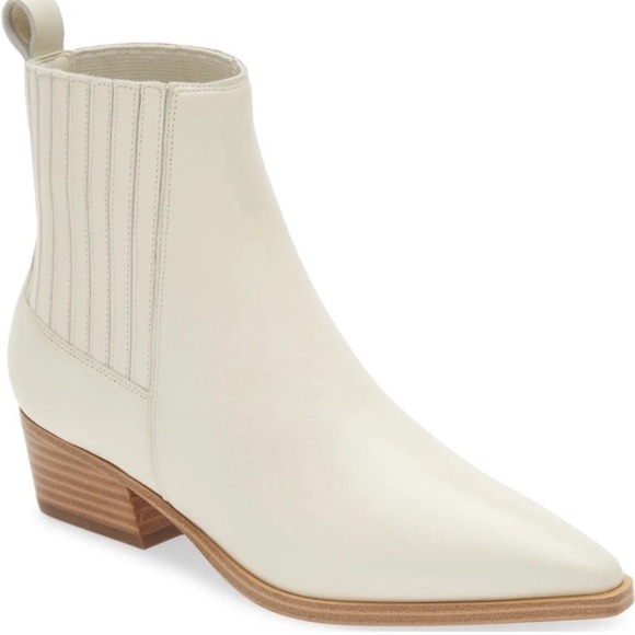 Marc Fisher Shoes - Marc Fisher Cream Ankle Booties